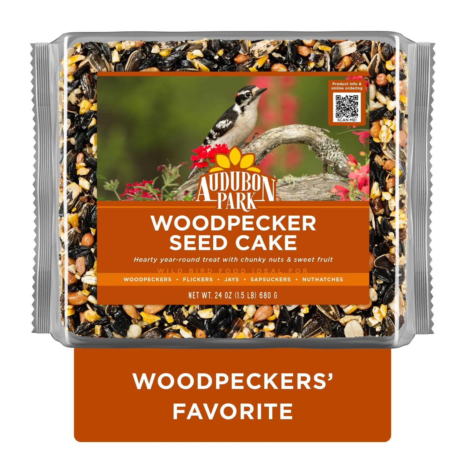 Audubon Park Woodpecker Seed Cake Wild Bird Food