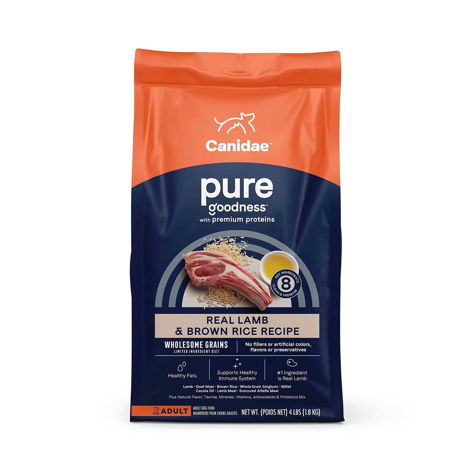 Canidae Pure Real Lamb & Brown Rice Recipe Dry Dog Food