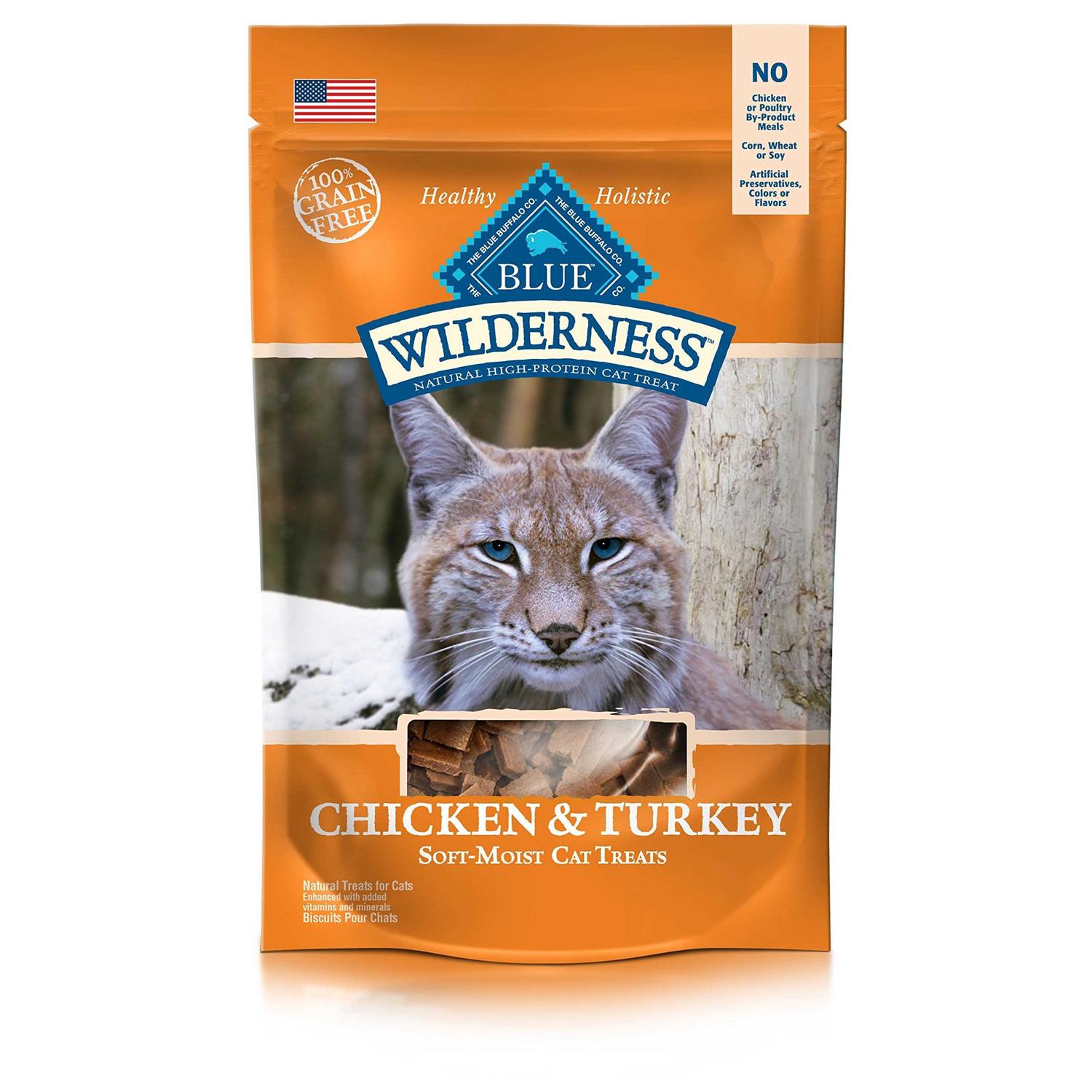 Blue Buffalo Wilderness Chicken & Duck Grain-Free Cat Treats