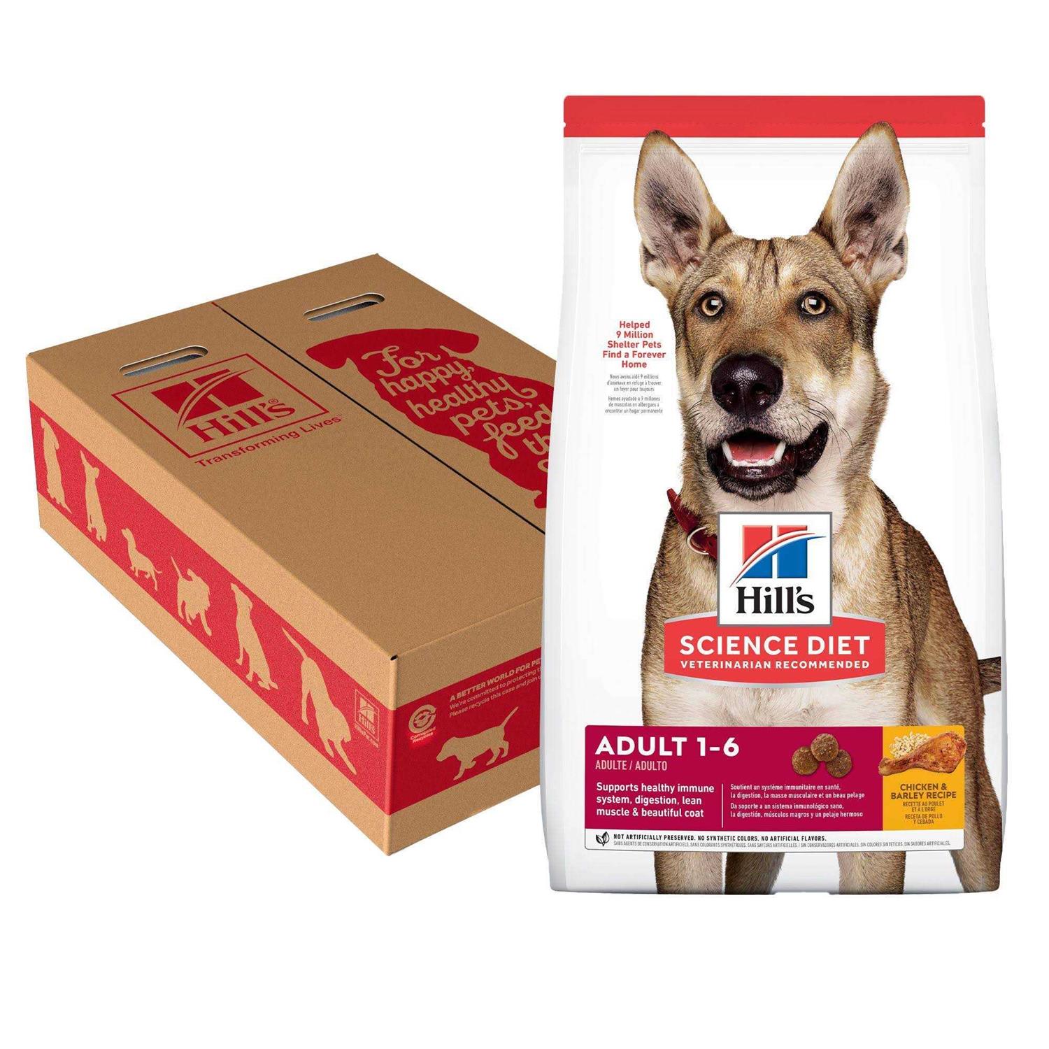 Hill’s Science Diet Adult Chicken & Barley Dry Dog Food