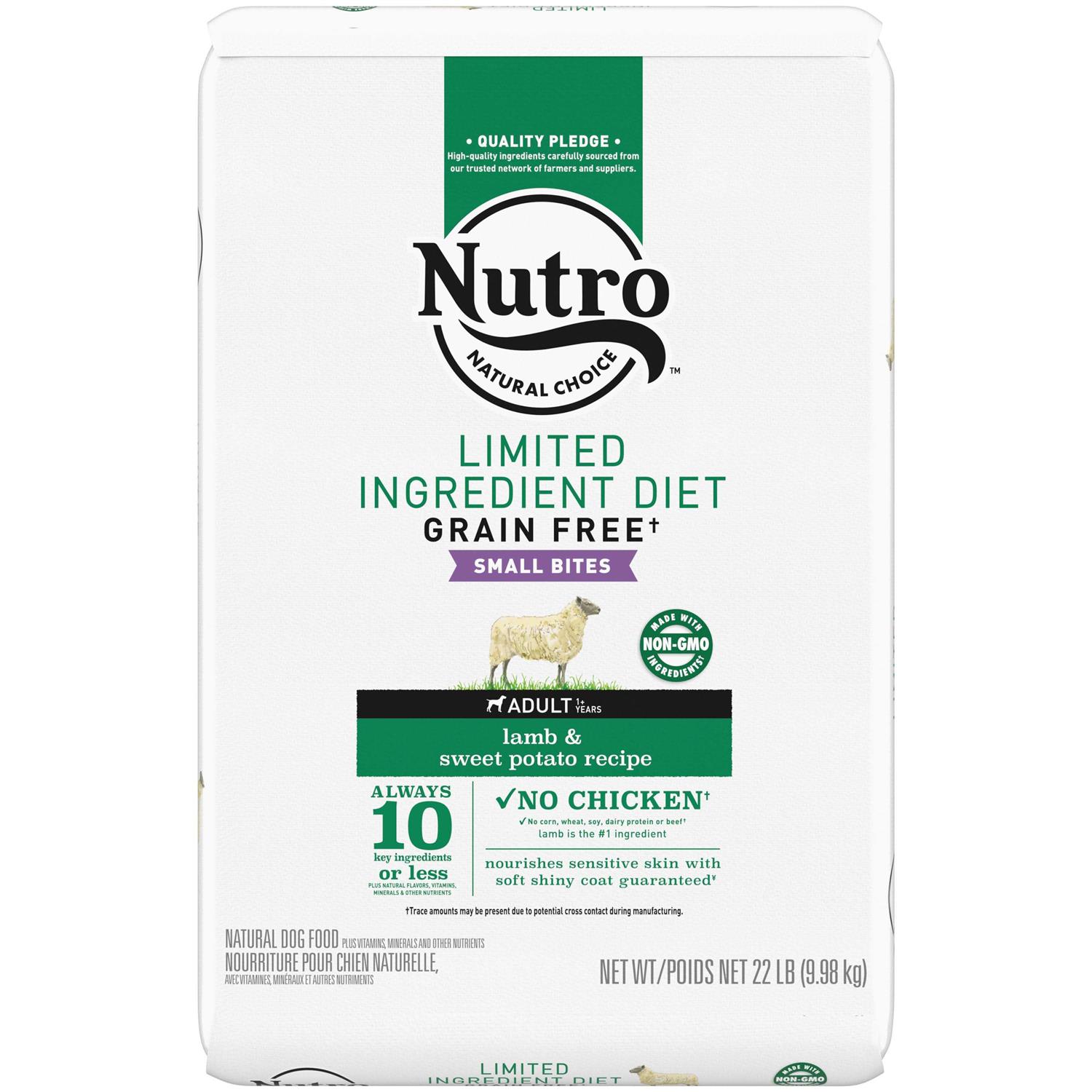 Nutro Limited Ingredient Diet Adult Dry Dog Food Lamb & Sweet Potato