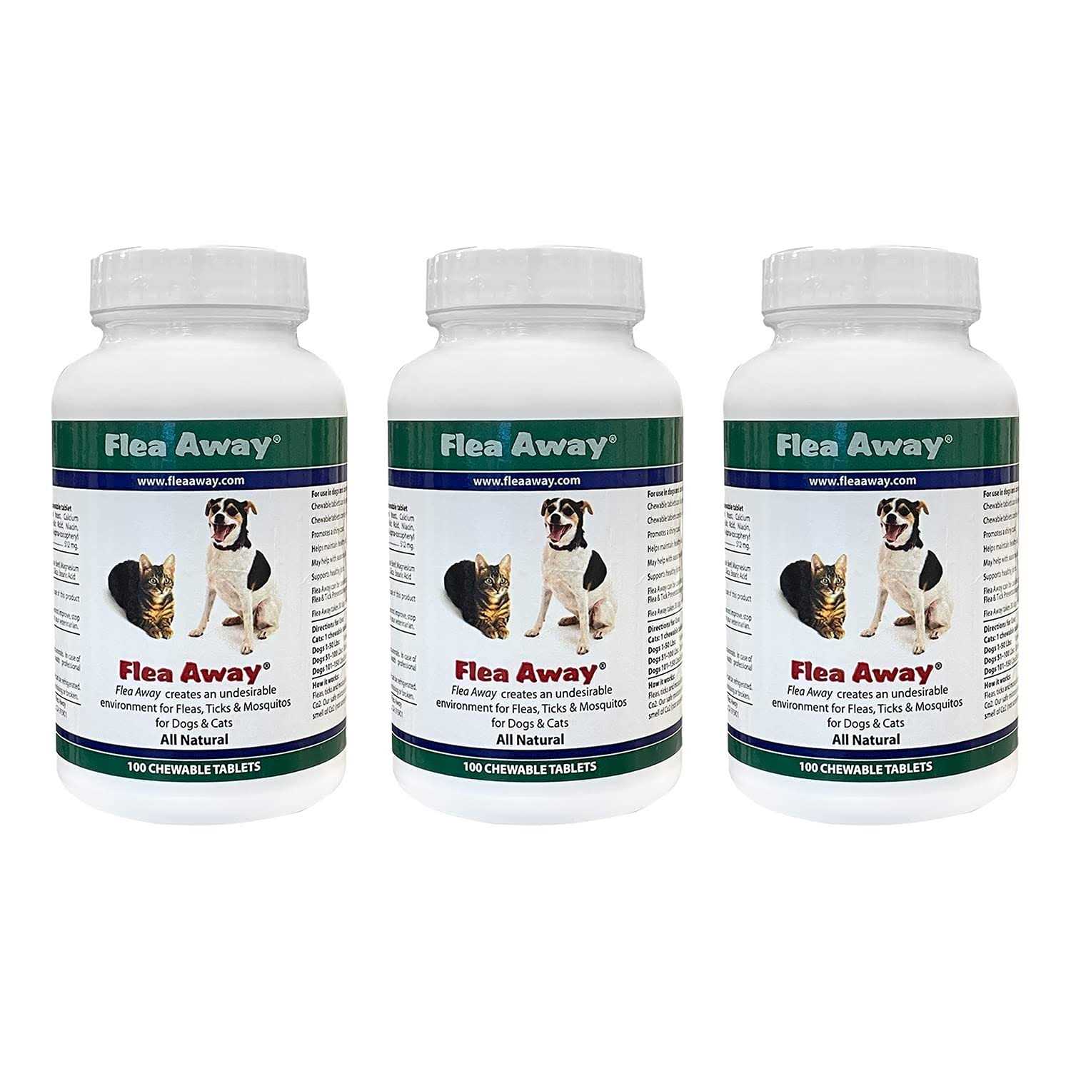 Flea Away Natural Flea Tick Mosquito Repellent for Dogs Cats