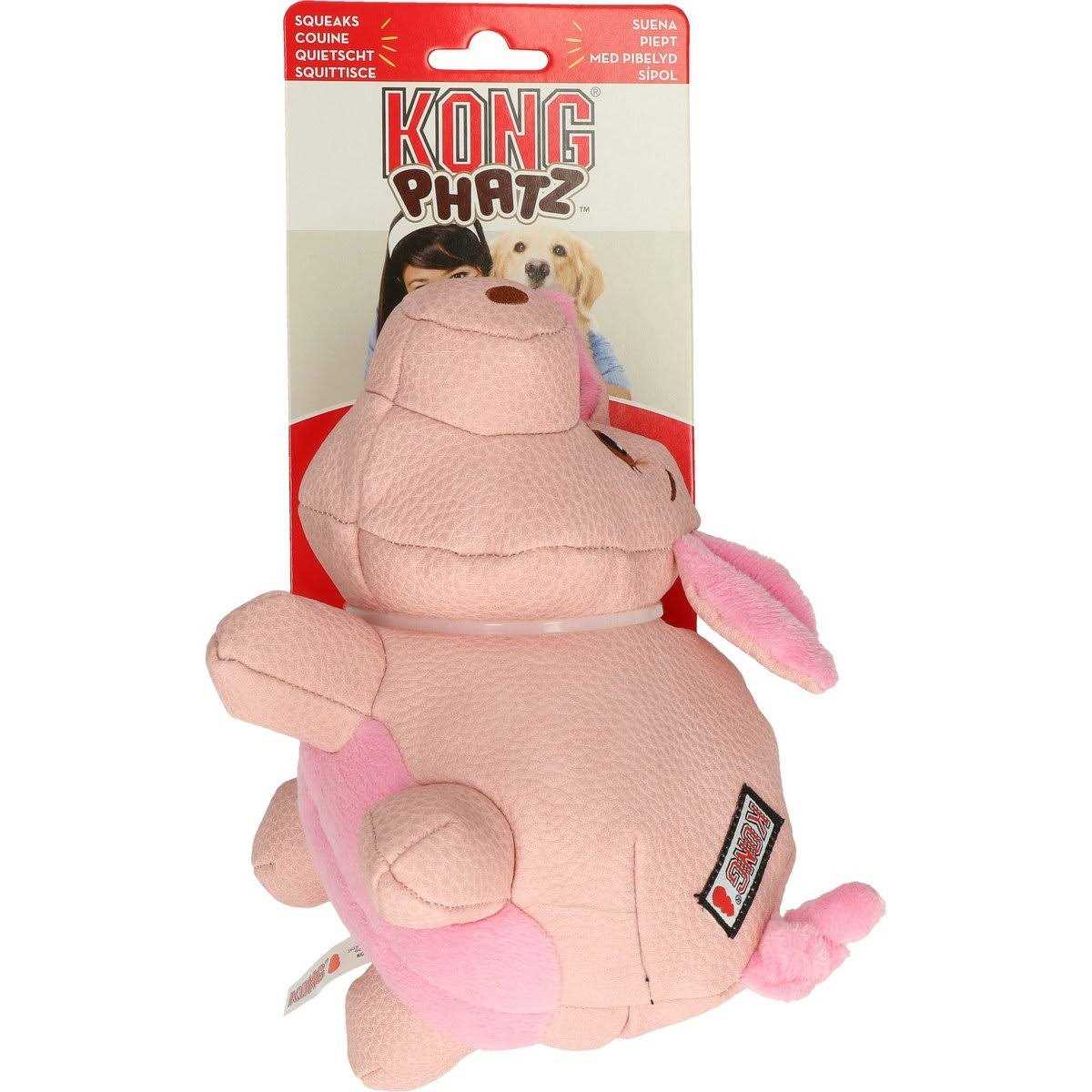 KONG Phatz Pig Dog Toy