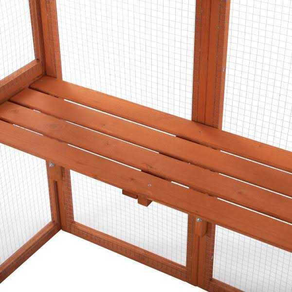 Coziwow Large Wooden Cat House Catio Enclosure