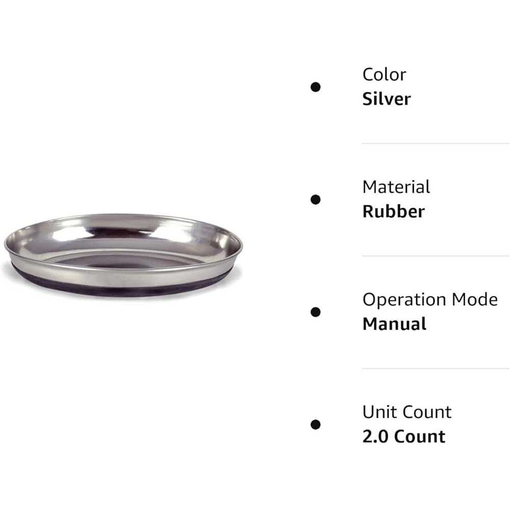 OurPets Oval Cat Dish with Rubber Bonded Bottom