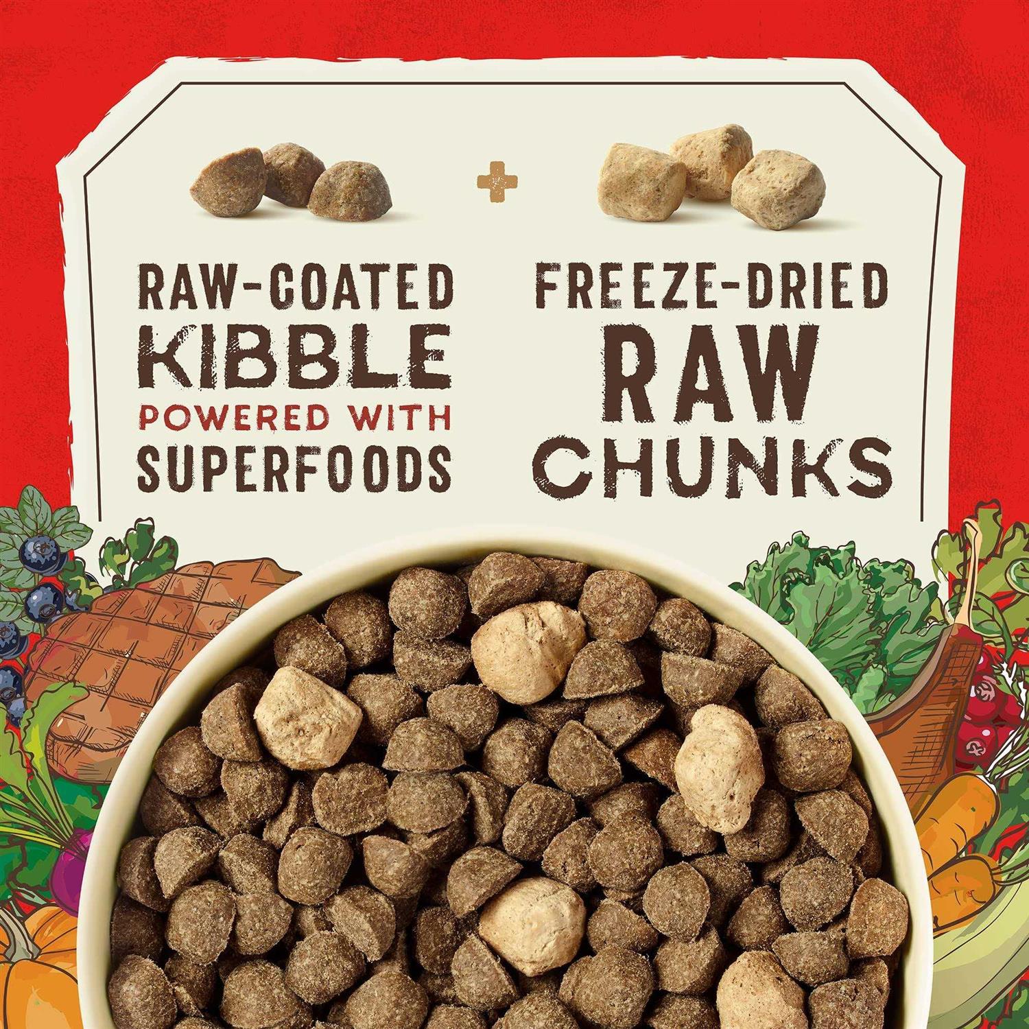 Stella & Chewy’s SuperBlends Raw Wholesome Grains Grass-Fed Beef