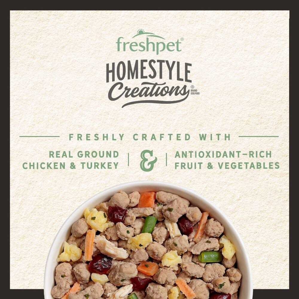 Freshpet Homestyle Creations Chicken & Turkey Fresh Dog Food