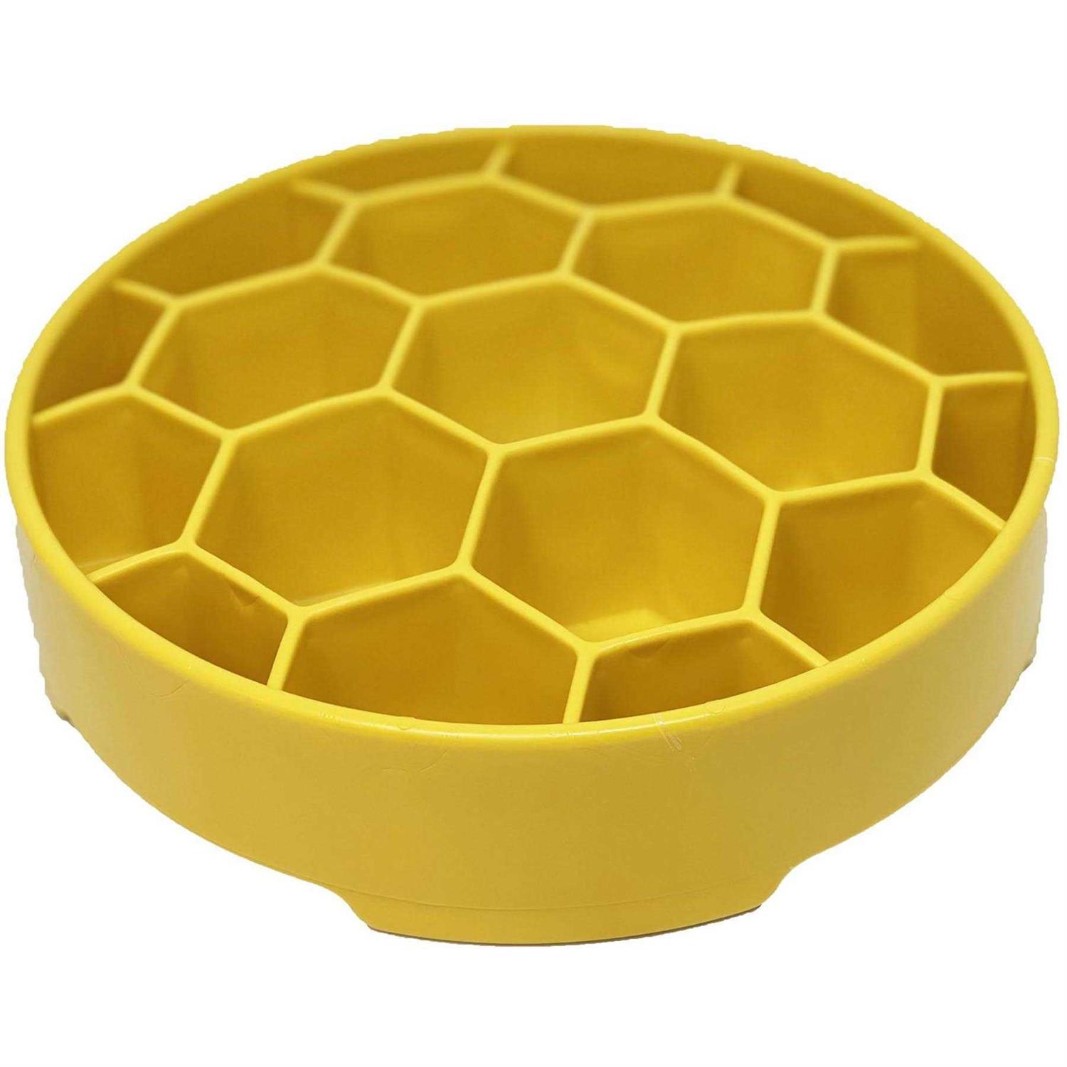 SodaPup Honeycomb Design eBowl Enrichment Slow Feeder Bowl for Dogs