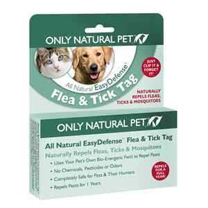 Only Natural Pet Easy Defense Flea & Tick Tag for Dogs & Cats