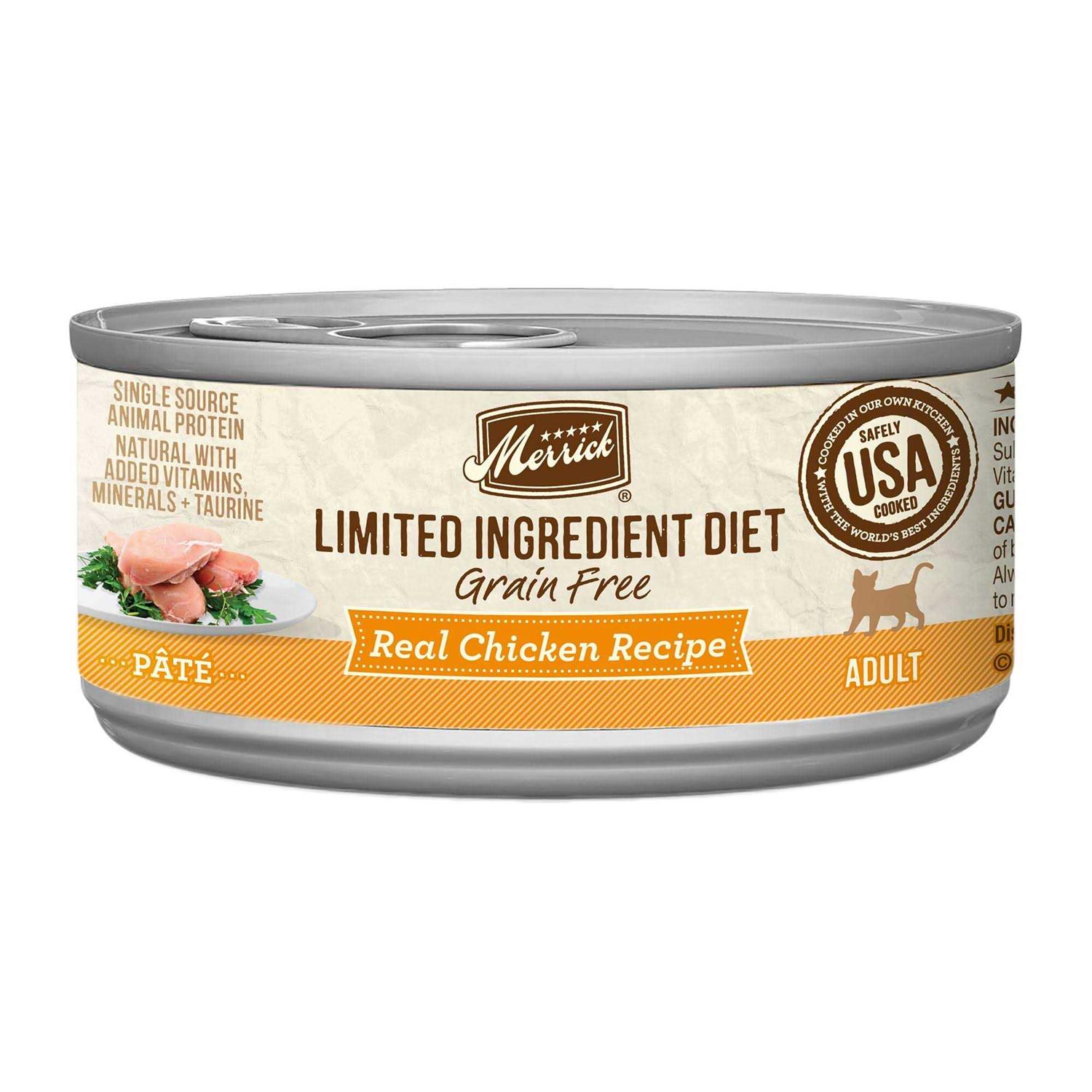 Merrick Limited Ingredient Diet Grain Free Real Duck Pate Canned Cat Food