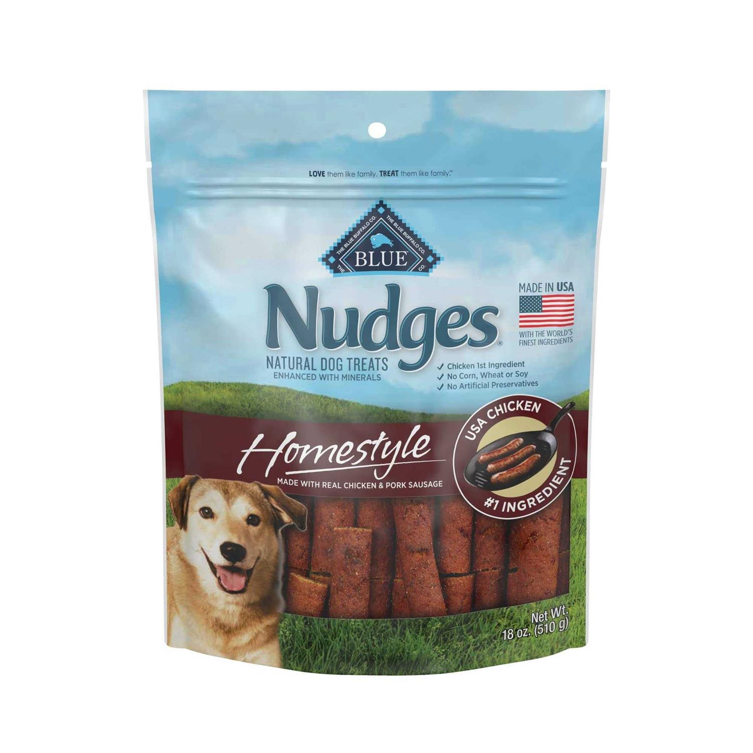Blue Buffalo Nudges Homestyle Chicken Natural Dog Treats
