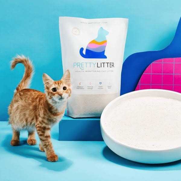 PrettyLitter Lotus Flower Health Monitoring Cat Litter