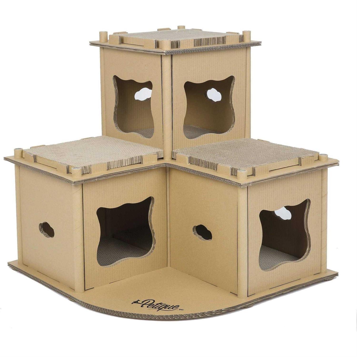 Petique Feline Fortress Cat House