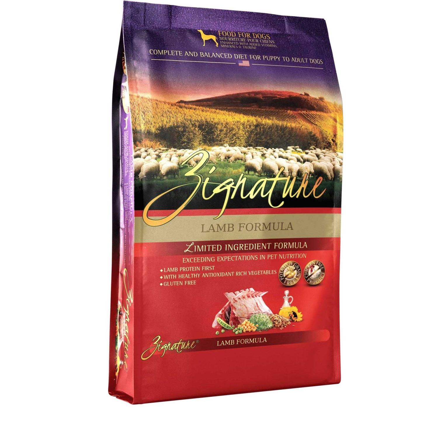Zignature Lamb Limited Ingredient Formula Dry Dog Food