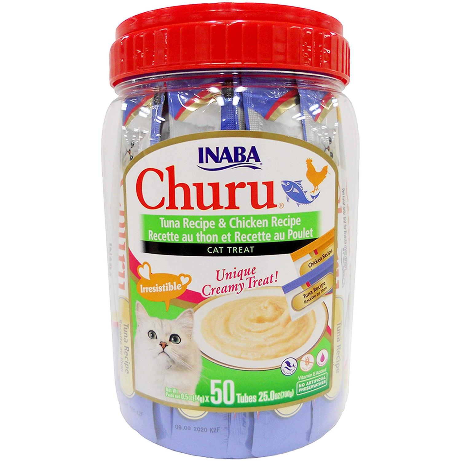 Inaba Churu Lickable Tuna and Chicken Cat Treats