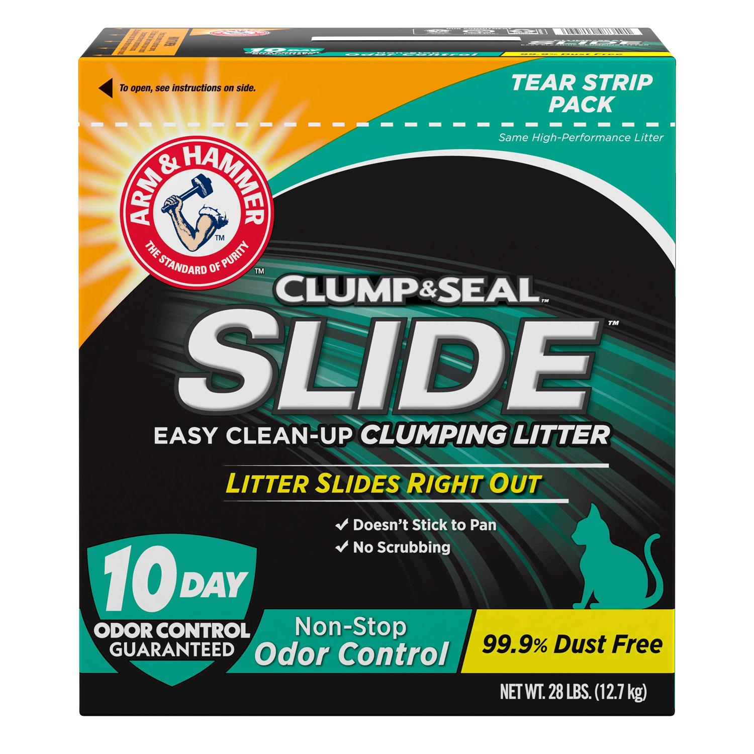 Arm & Hammer Slide Odor Control Easy Clean-Up Clumping Cat Litter