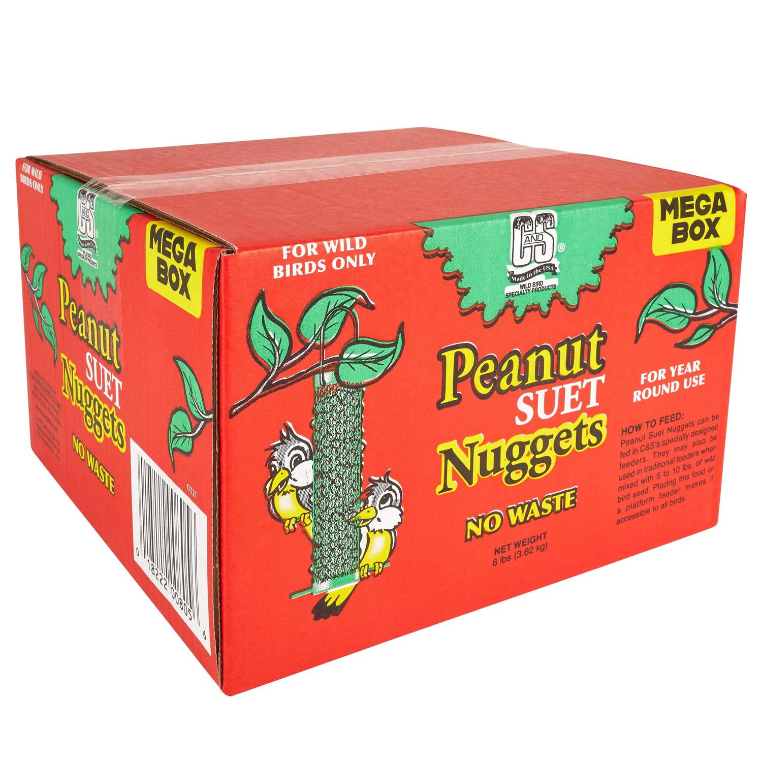 C&s Peanut No-melt Suet Dough Nuggets