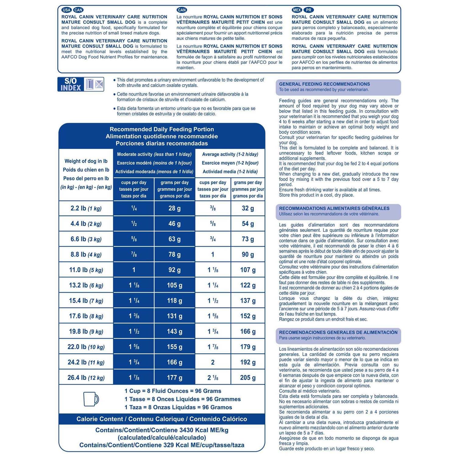 Royal Canin Veterinary Diet Canine Multifunction Urinary + Satiety Dry Dog Food