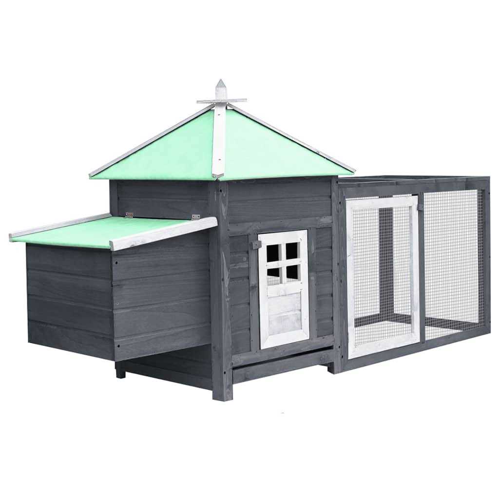 vidaXL Chicken Coop with Nest Box