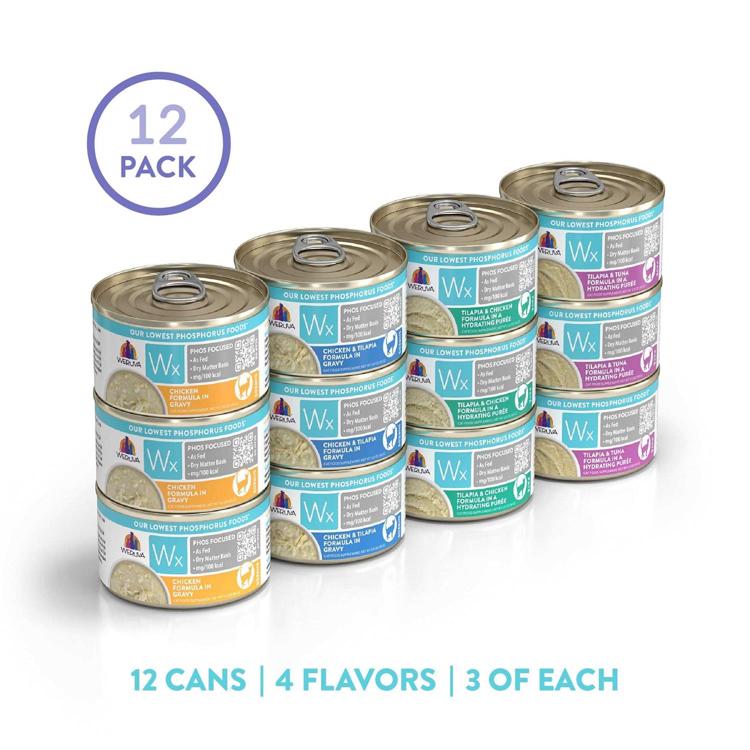Weruva Wx Phos Focused Pate Formulas Variety Pack