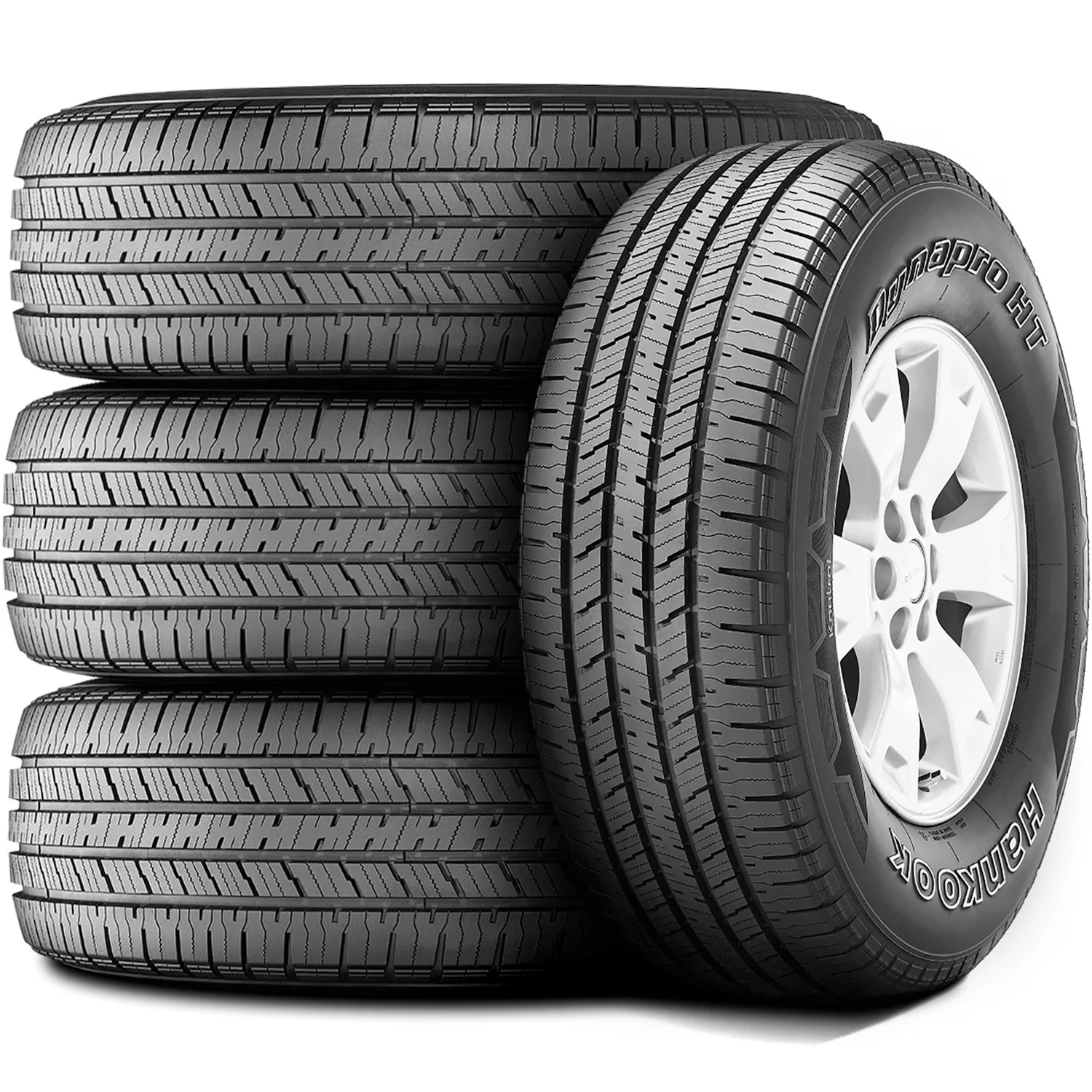 Set of 4 (FOUR) Hankook Dynapro HT 245/75R16 109T A/S All Season Tires Fits: 2015 Toyota Tacoma TRD Pro. 1996-2002 Chevrolet Tahoe LT