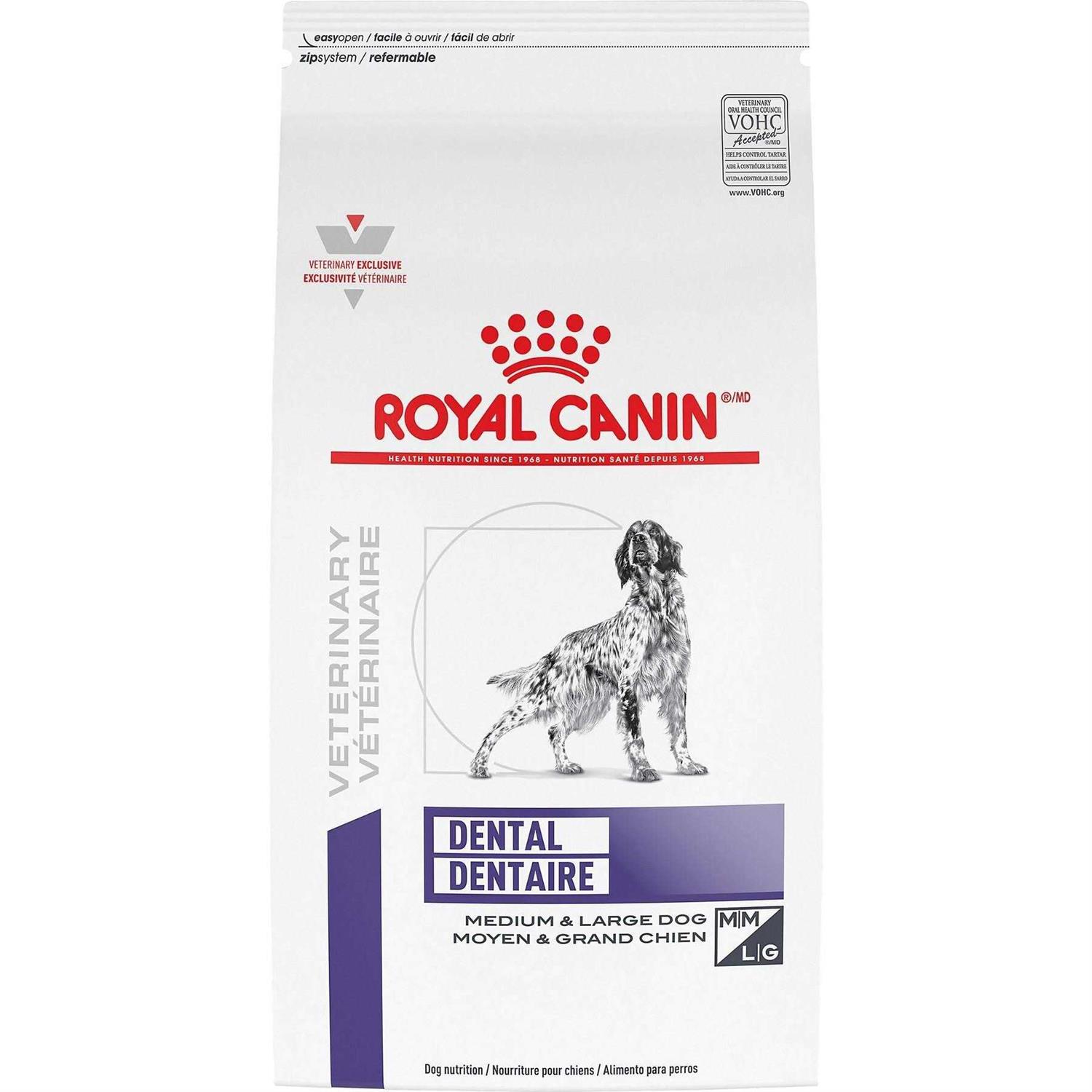 Royal Canin Veterinary Diet Canine Dental Medium & Large Breed Dry Dog Food