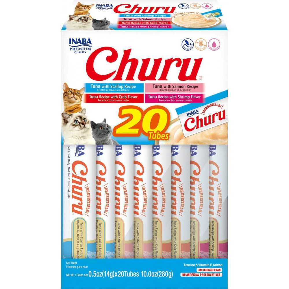 Inaba Inaba Churu Lickable Creamy Puree Cat Treats