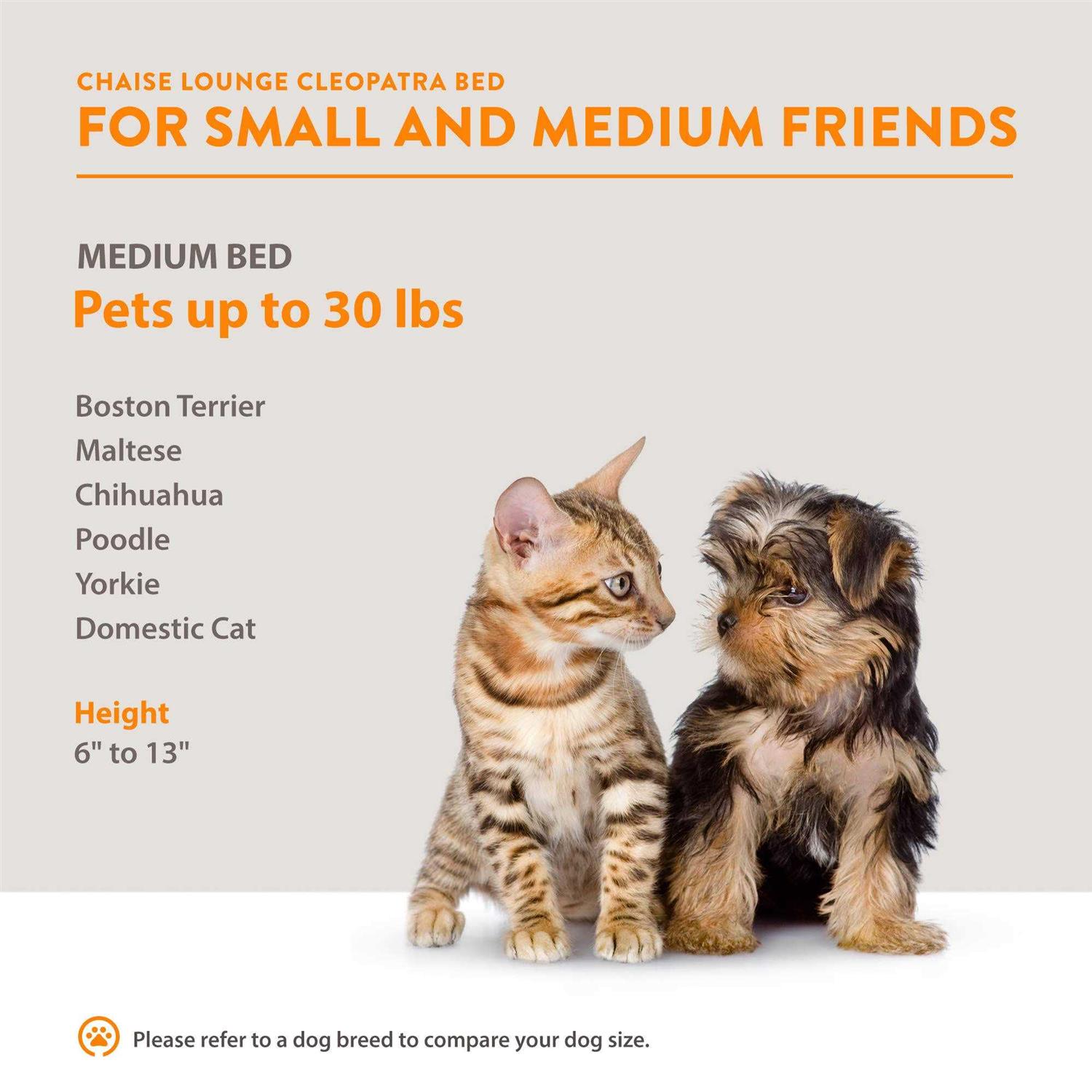 Moots Cleopatra Chaise Lounge Pet Bed