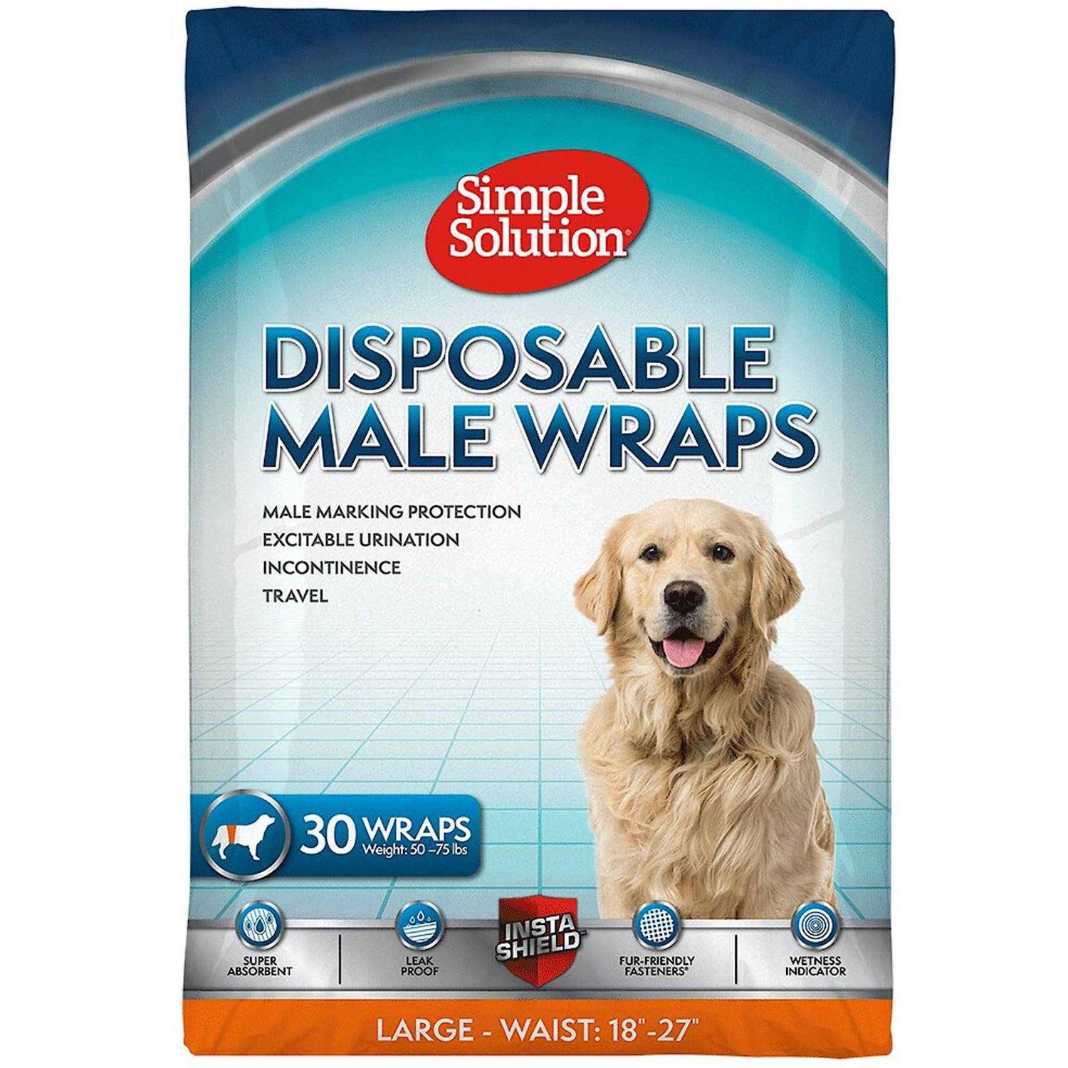 Simple Solution Disposable Male Wraps