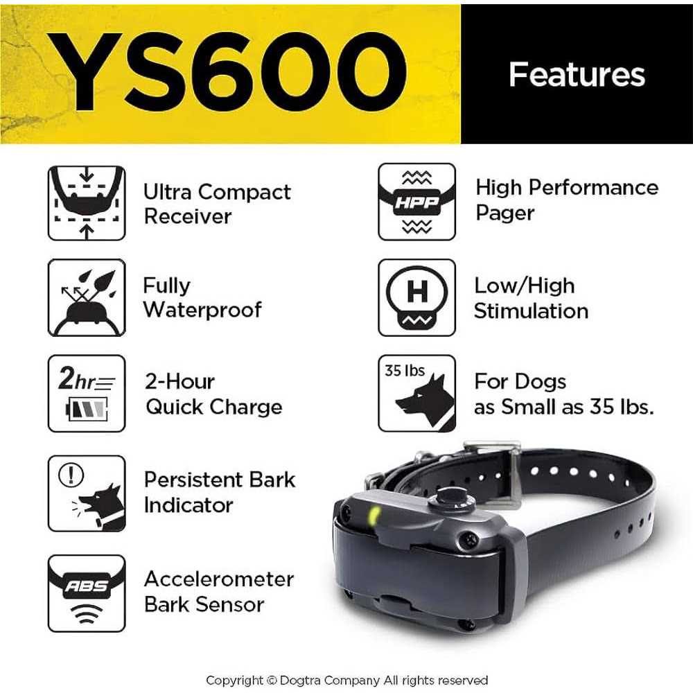 Dogtra YS600 No Bark Collar