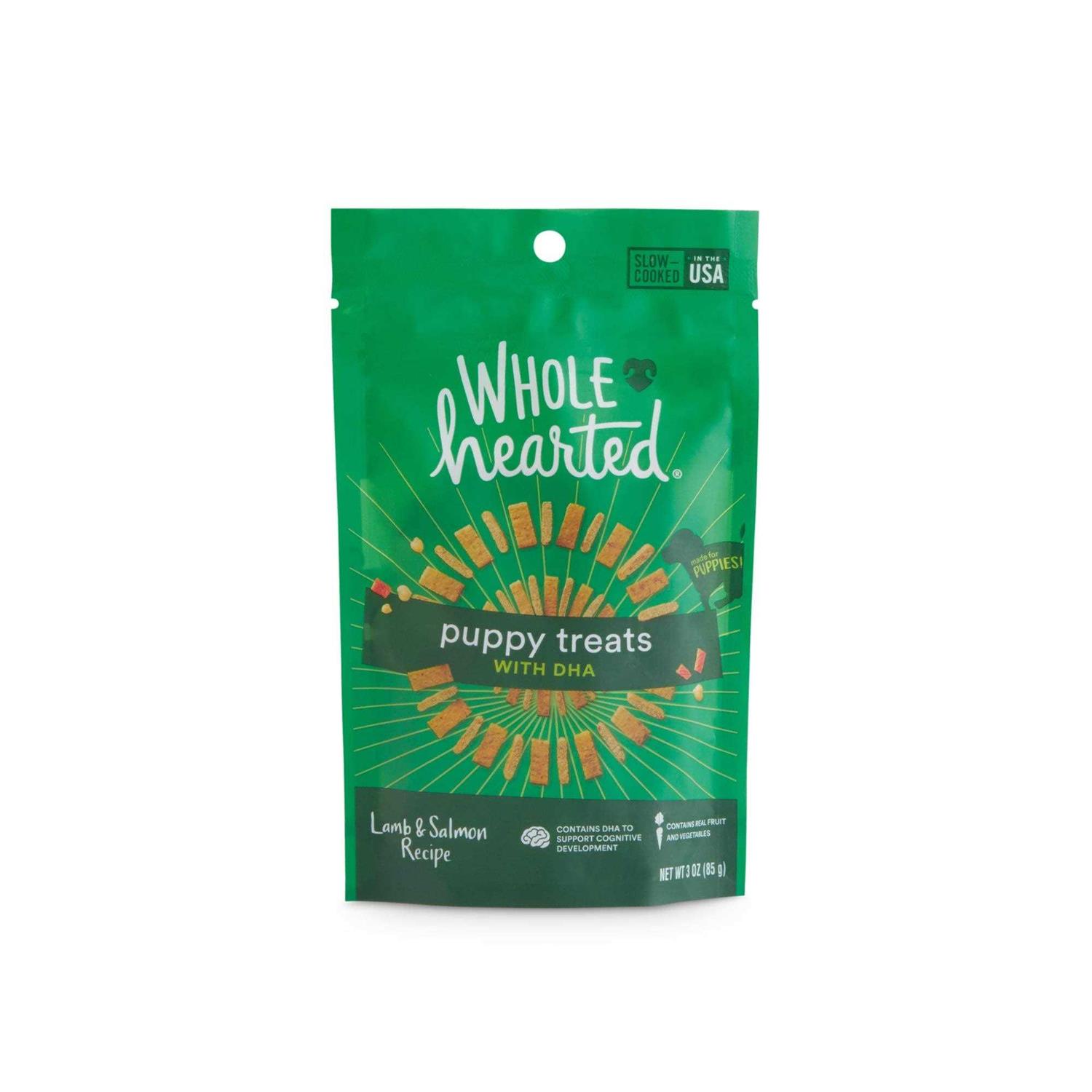 WholeHearted Lamb & Salmon Flavor Puppy Treats with DHA