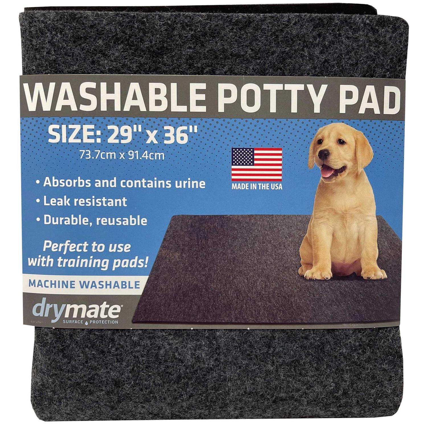 Drymate Washable Potty Pad, Training Mat to Contain Liquids for Dogs, Cats, and all other animals