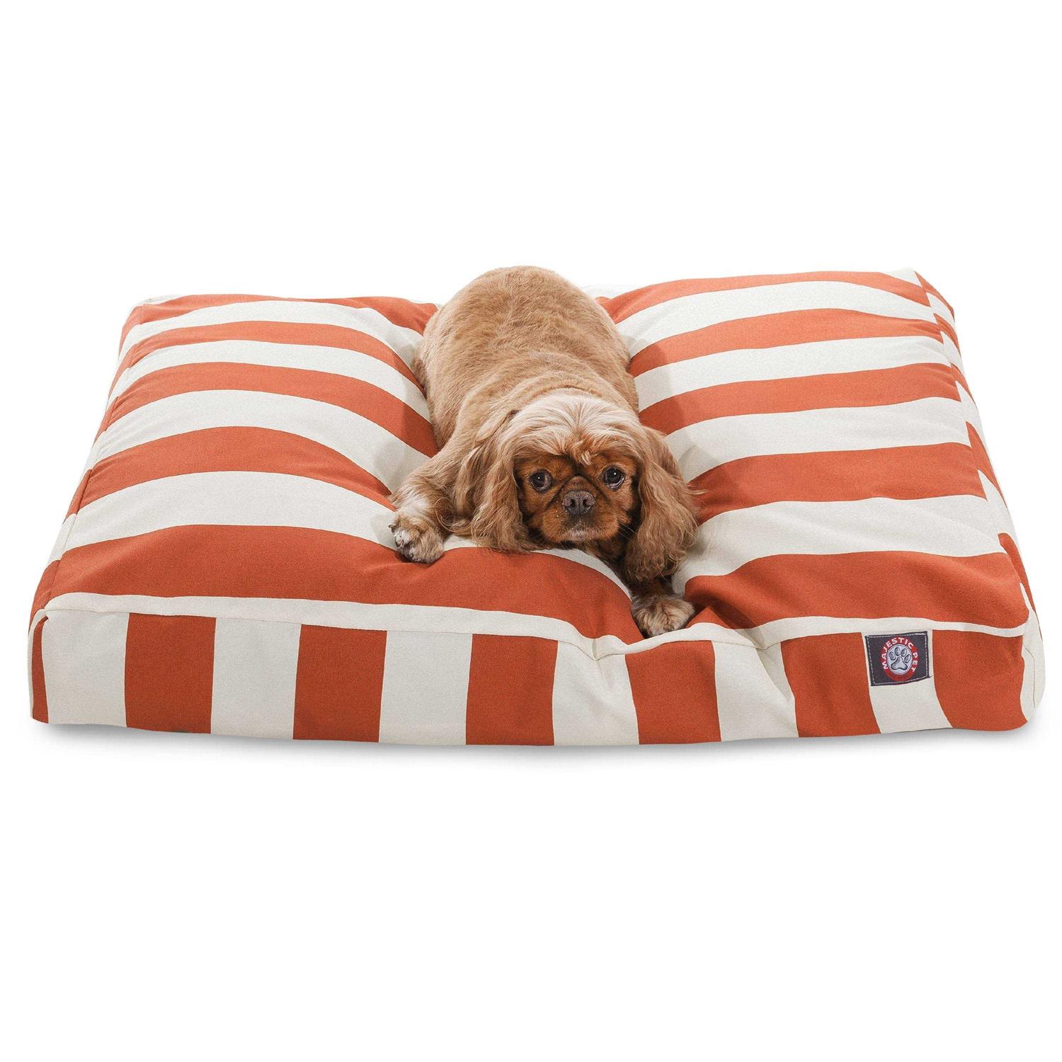Majestic Pet Vertical Stripe Rectangle Dog Bed