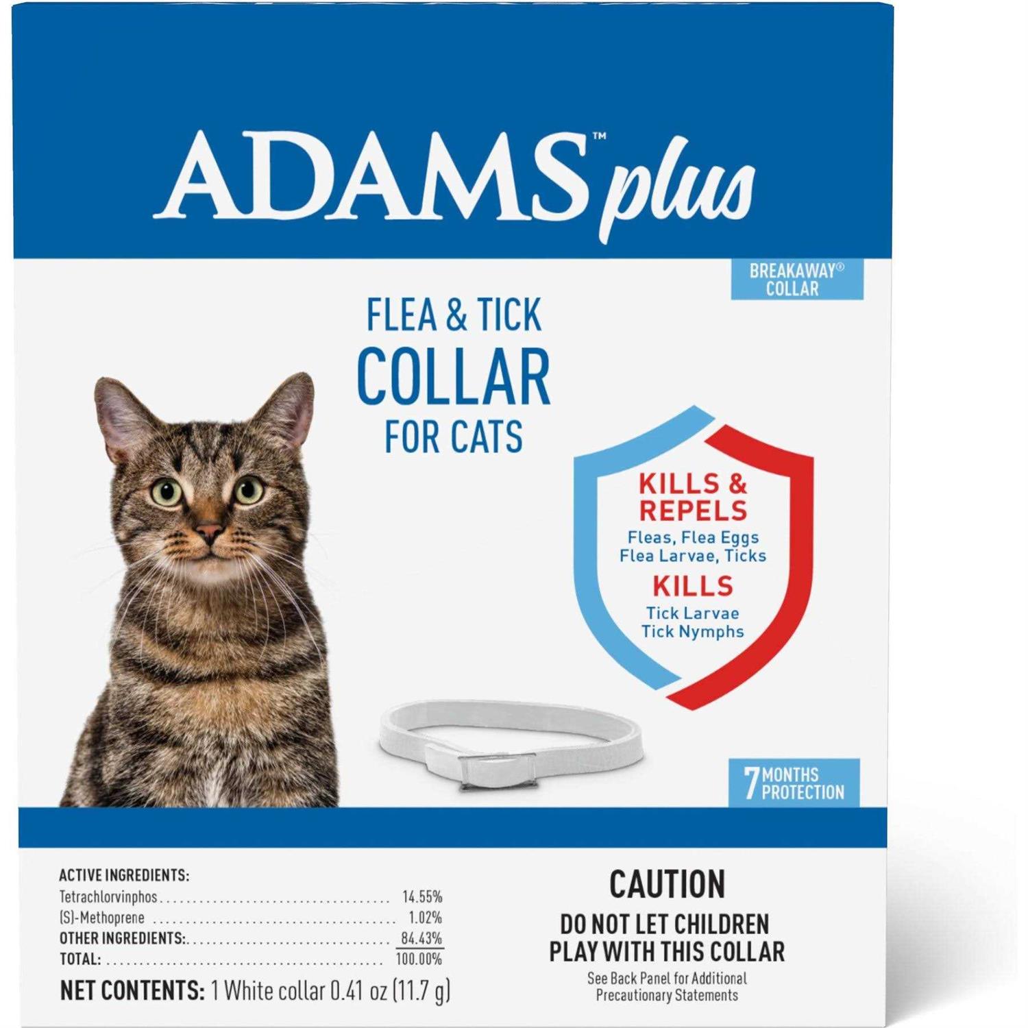 Adams Plus Flea Tick Collar for Cats