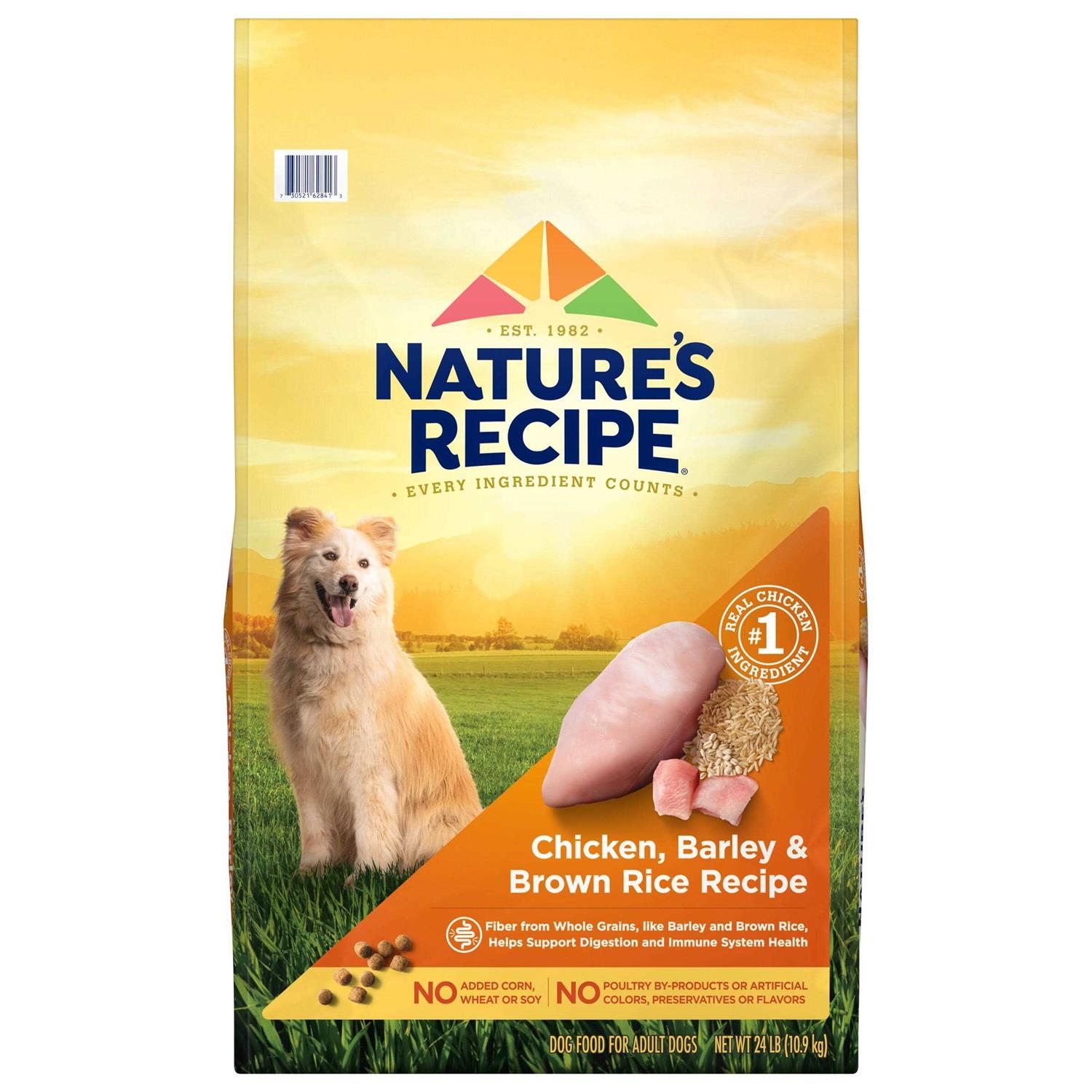Nature’s Recipe Adult Chicken & Rice Recipe Dry Dog Food