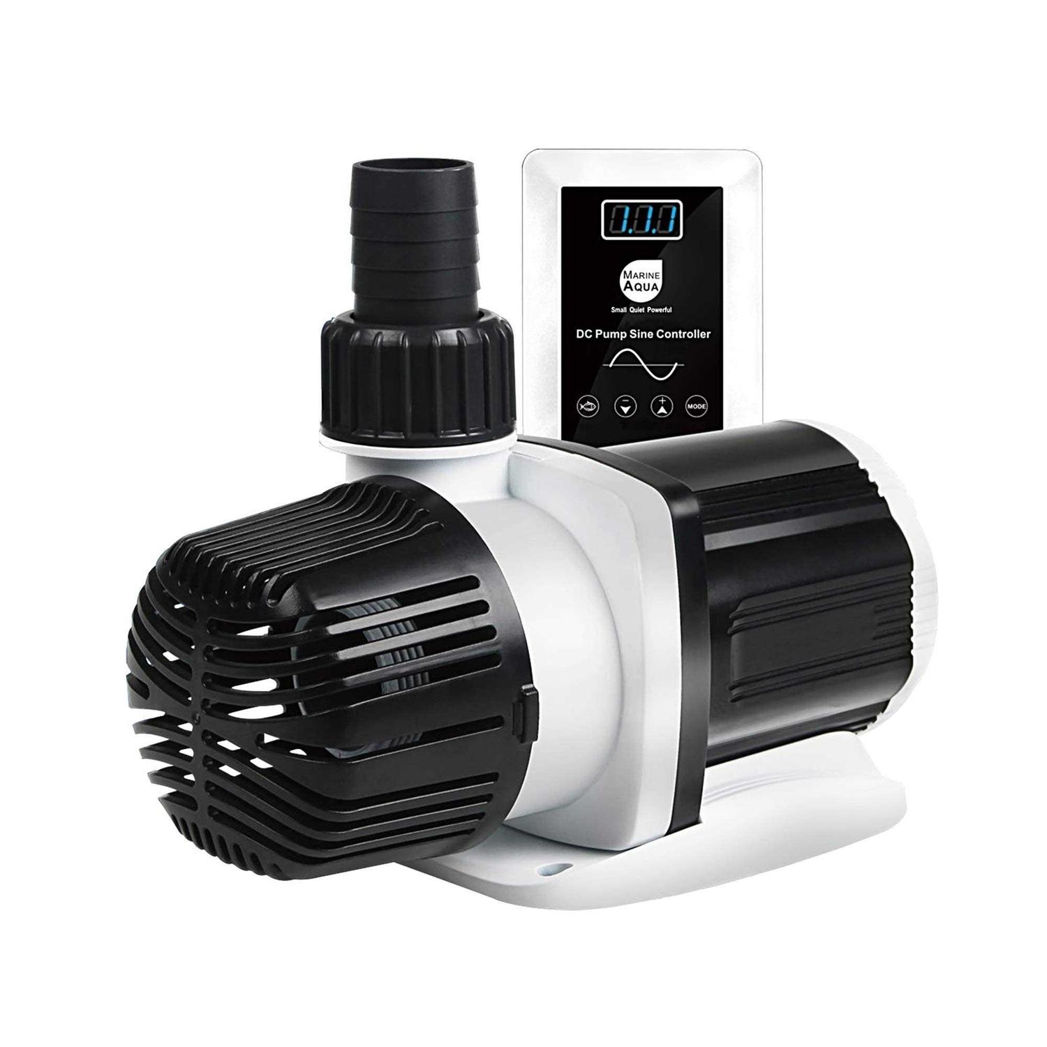 Orlushy DC-4000 Silent Swirl Controllable DC aquarium Pump 25W 1050GPH-marine wavemaker return Pump with sine wave Controller for salt/Freshwater