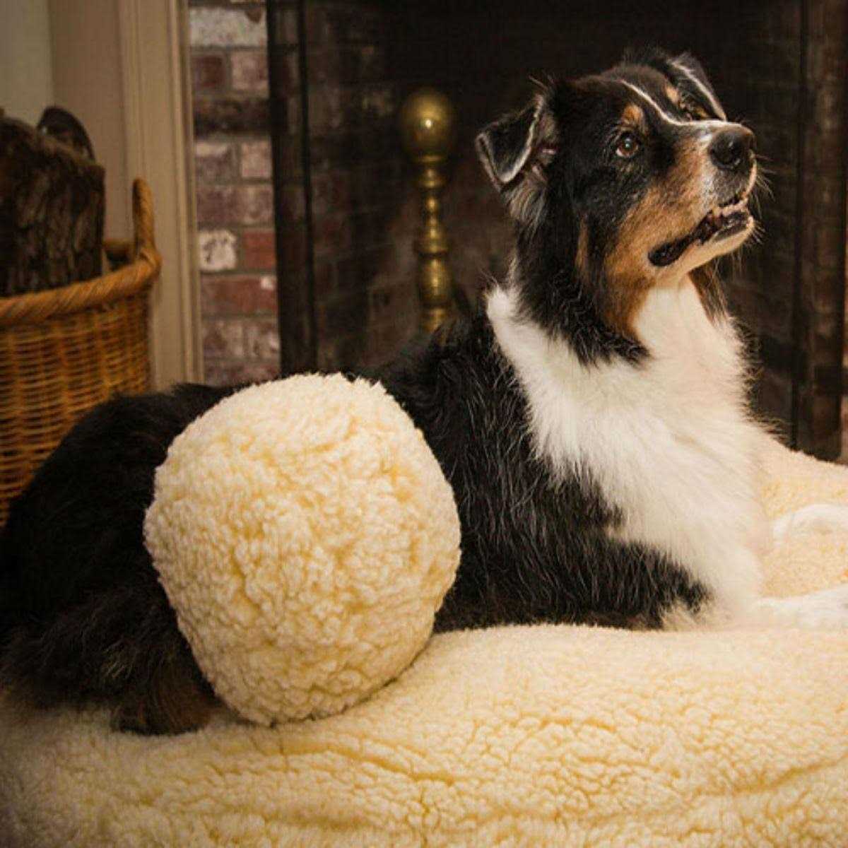 HuggleHounds HuggleFleece Ball Dog Toy