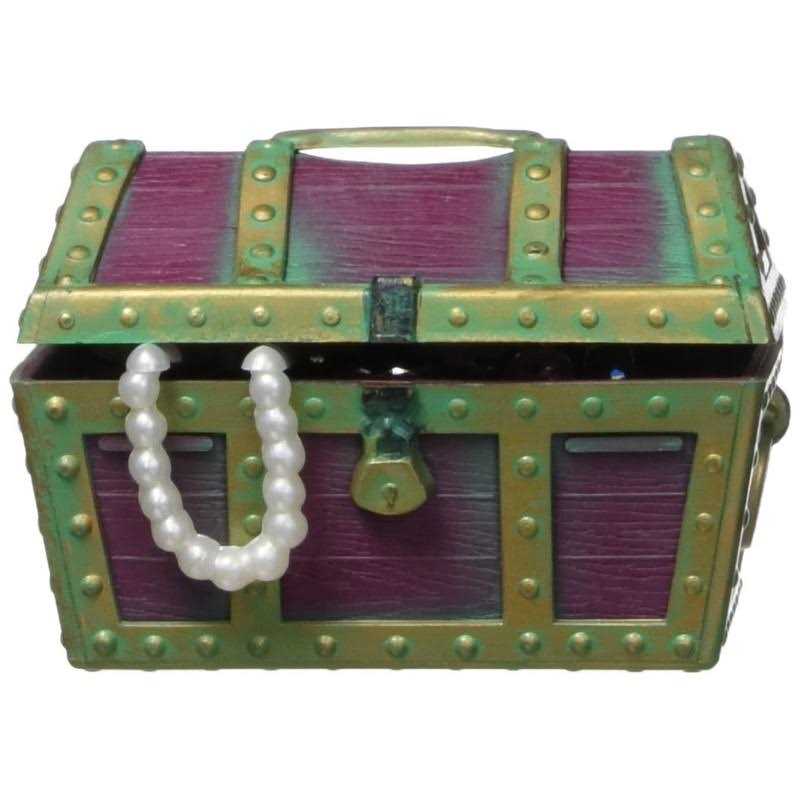Penn Plax Action Air Treasure Chest Aquarium Ornament