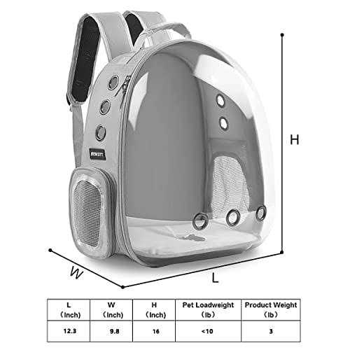 BEIKOTT Cat Backpack Carriers Bag Dog Backpack Pet Bubble for Small Cats Puppies Dogs Bunny