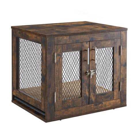 Unipaws Dog Crate with Cushion and Tray