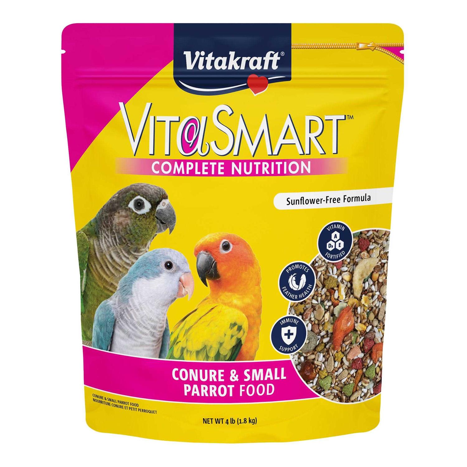 Vitakraft Vita Smart Gourmet Conure Food Vitamin-Fortified