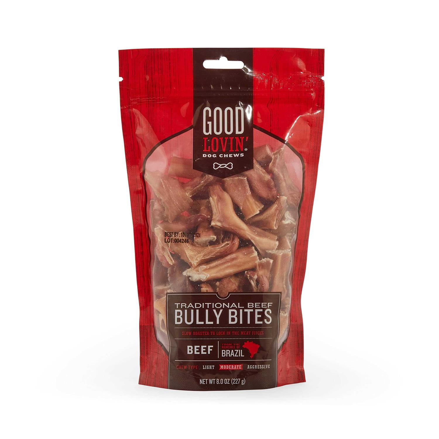 Good Lovin’ Traditional Beef Bully Bites Dog Chew