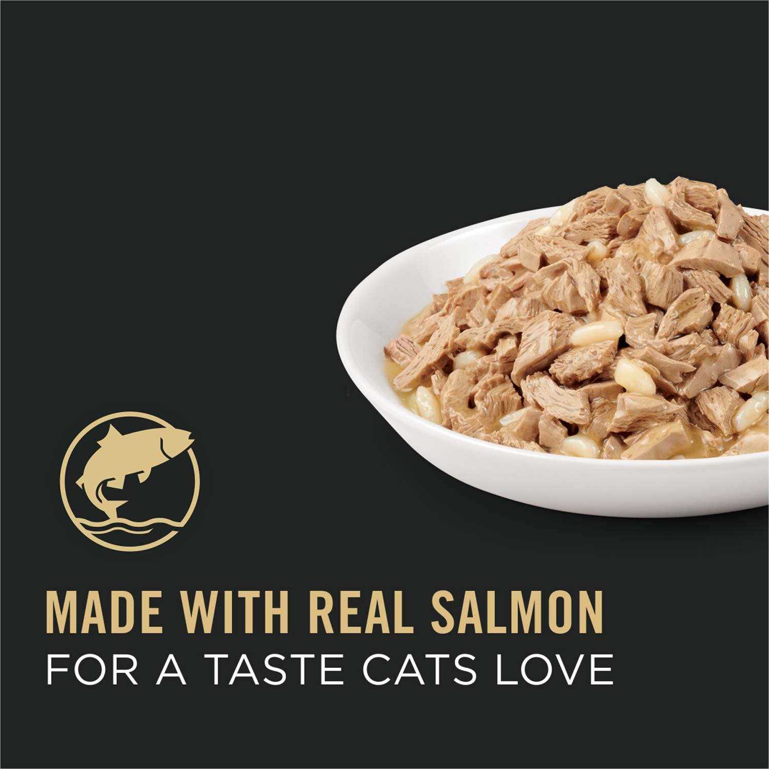 Purina Pro Plan Savor Adult Cat Food Salmon & Rice Entree in Sauce