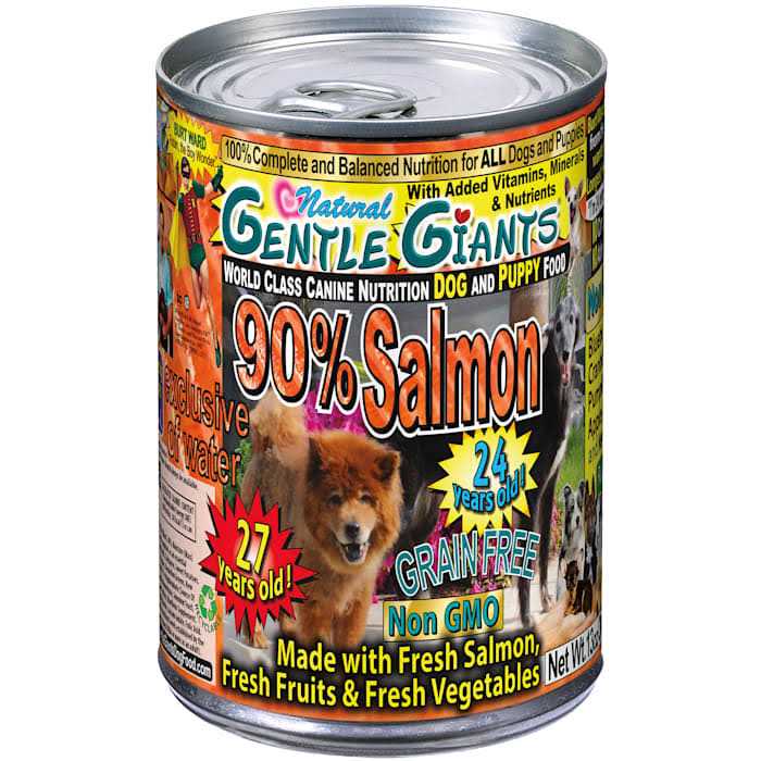 Gentle Giants All Natural Grain Free 90% Salmon