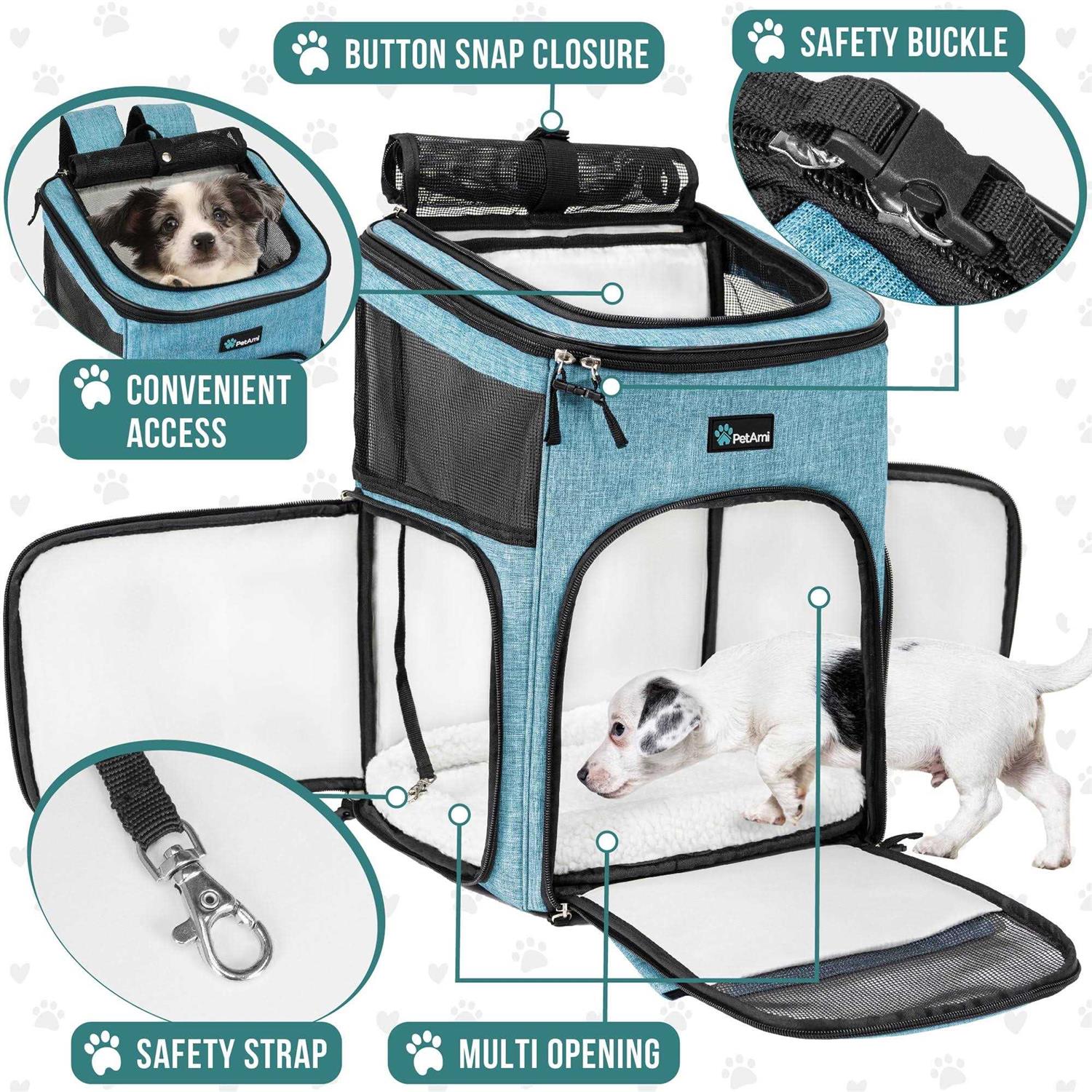 PetAmi Airline Approved Pet Carrier Backpack