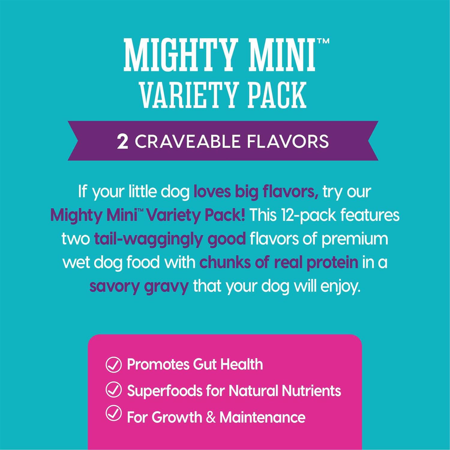 Solid Gold Mighty Mini Variety Pack Wet Dog Food