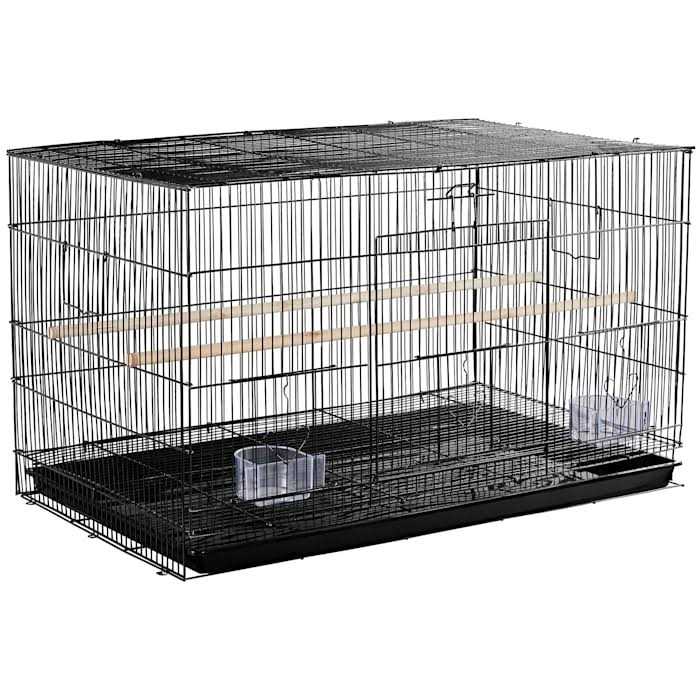 Topeakmart 18 Flight Cage with Slide-Out Tray for Birds