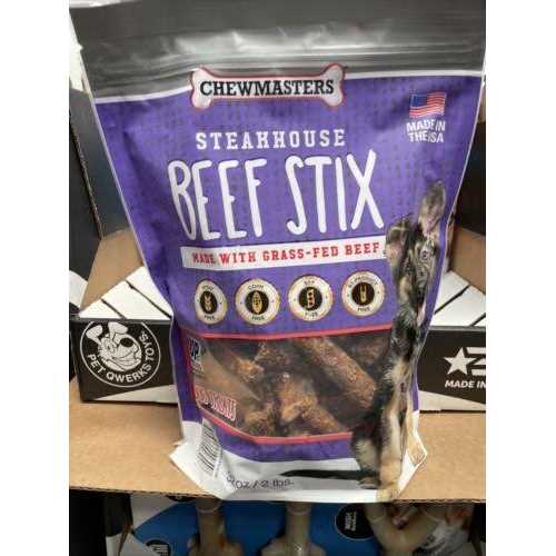 Chewmasters Steakhouse Beef Stix Dog Treats