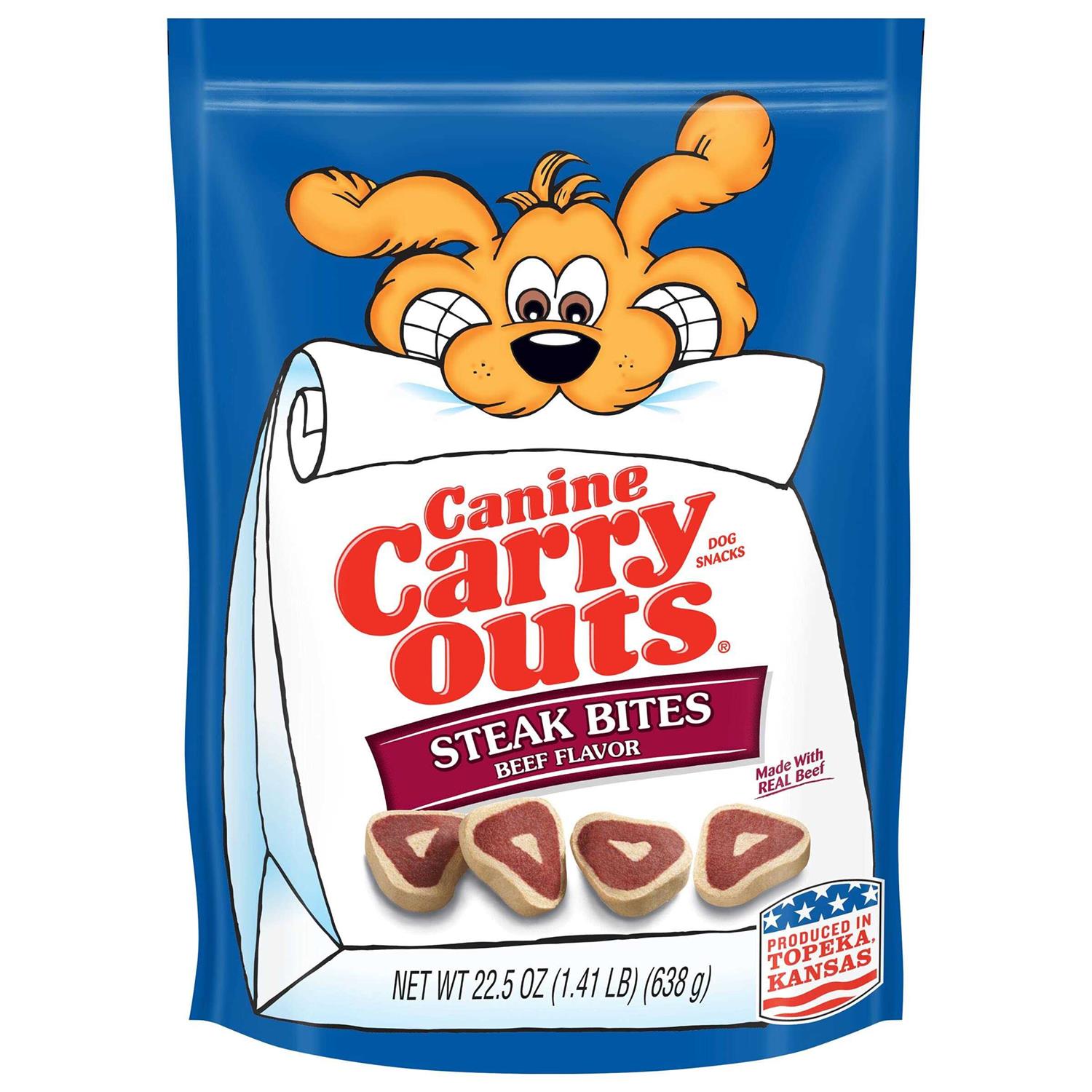 Canine Carry Outs Beef Flavor Dog Treats