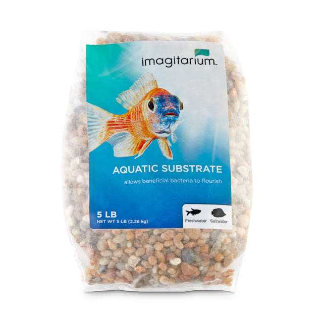 Imagitarium Frosted Black Aquarium Gravel Substrate